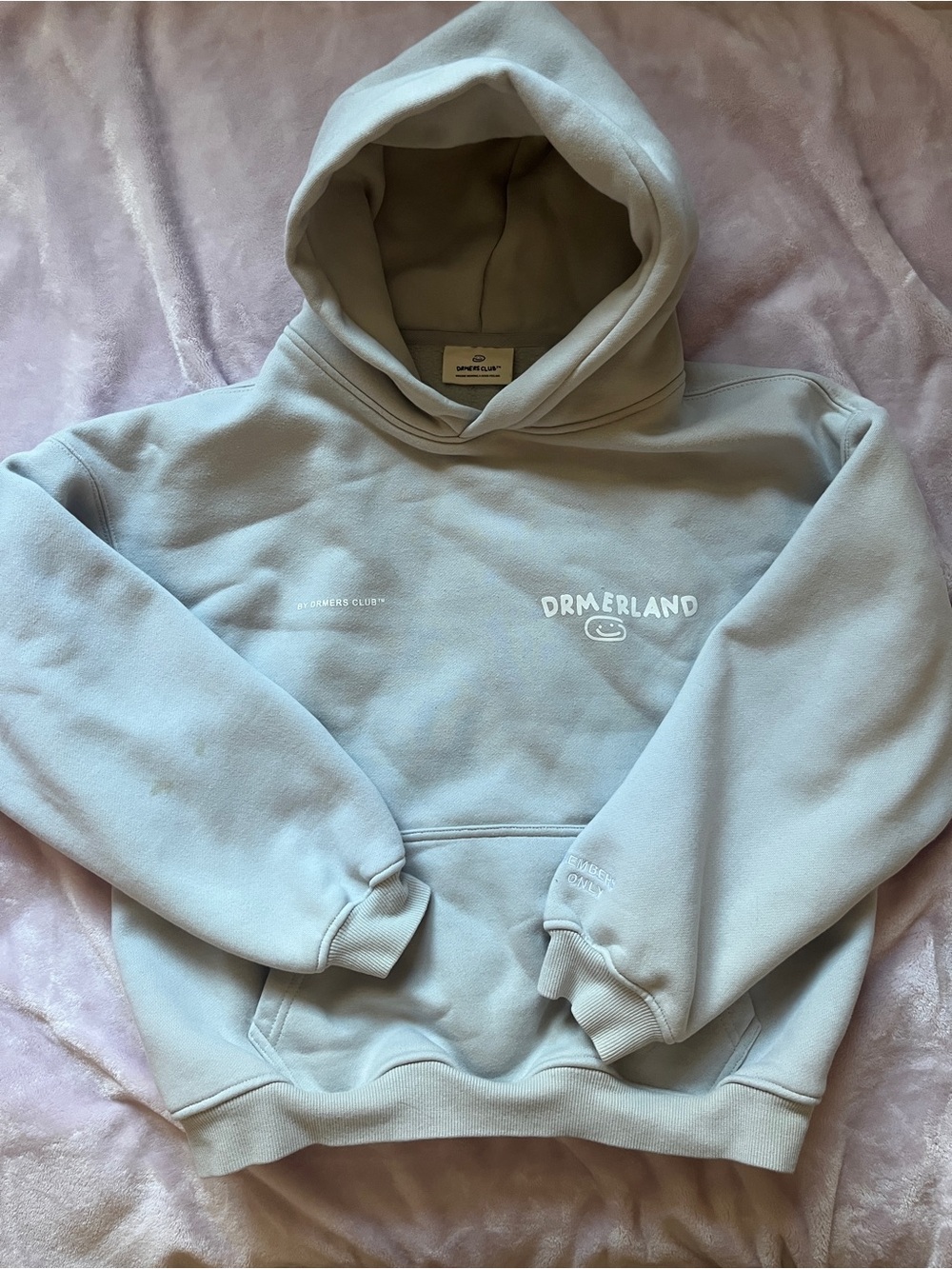 light grey drmers club hoodie